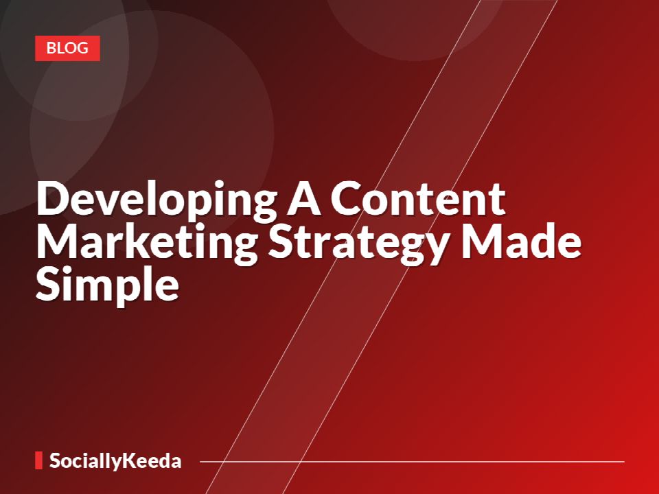 Developing A Content Marketing Strategy Made Simple