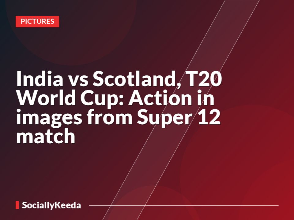 India vs Scotland, T20 World Cup: Action in images from Super 12 match