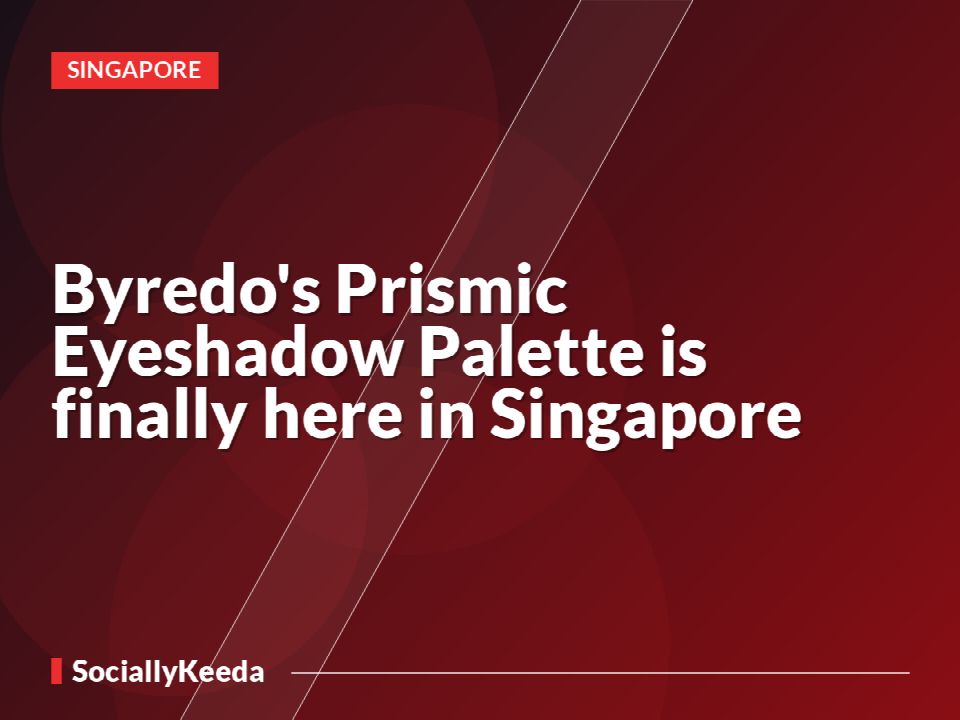 Byredo's Prismic Eyeshadow Palette is finally here in Singapore
