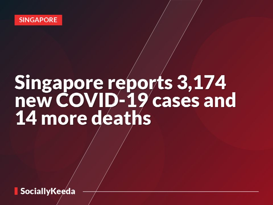 Singapore reports 3,174 new COVID-19 cases and 14 more deaths