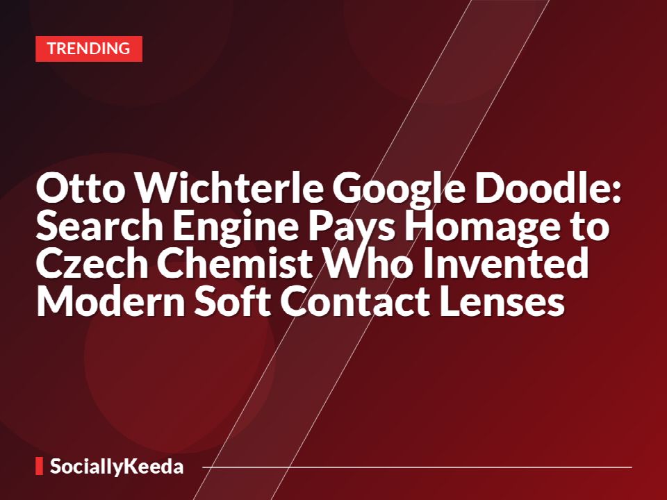 Otto Wichterle Google Doodle: Search Engine Pays Homage to Czech Chemist Who Invented Modern Soft Contact Lenses