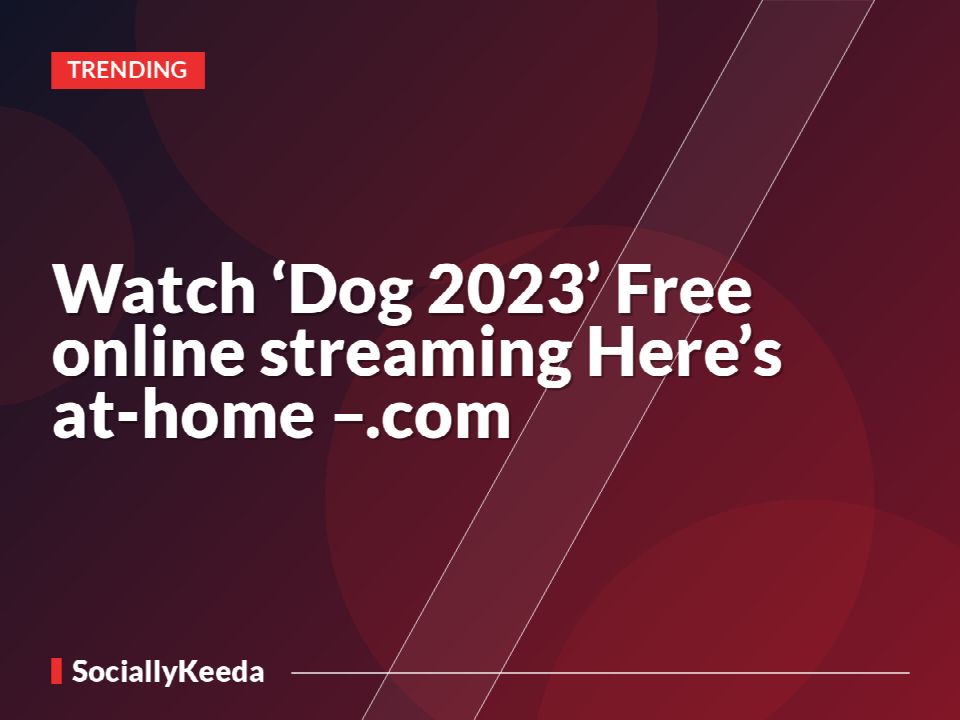 Watch ‘Dog 2023’ Free online streaming Here’s at-home –.com
