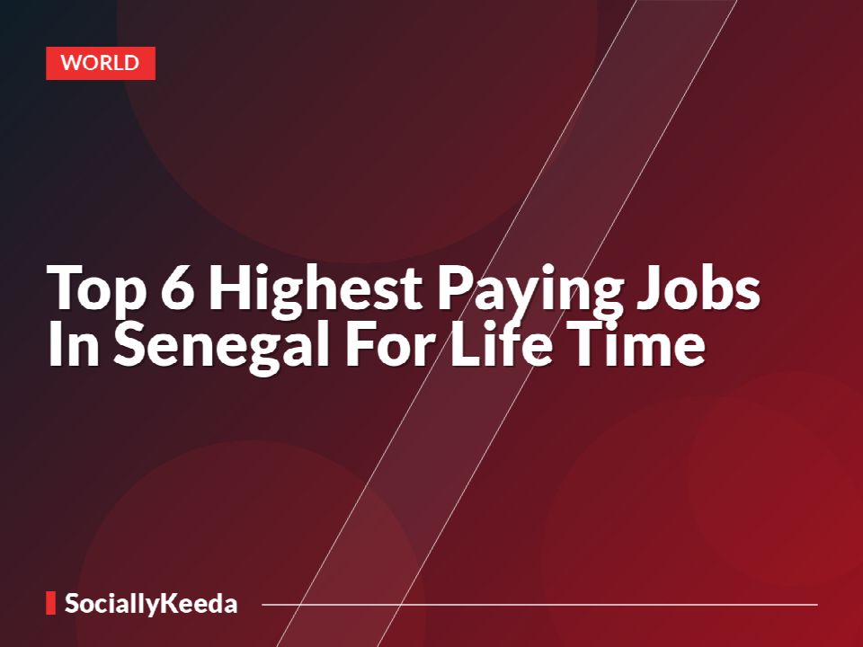 Top 6 Highest Paying Jobs In Senegal For Life Time