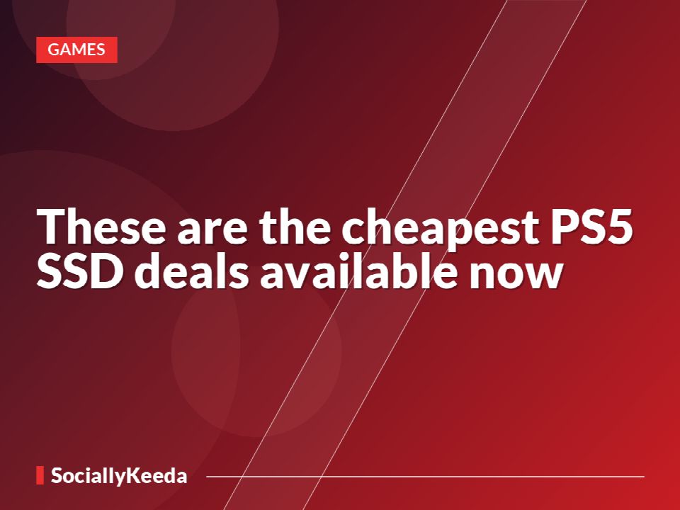 These are the cheapest PS5 SSD deals available now