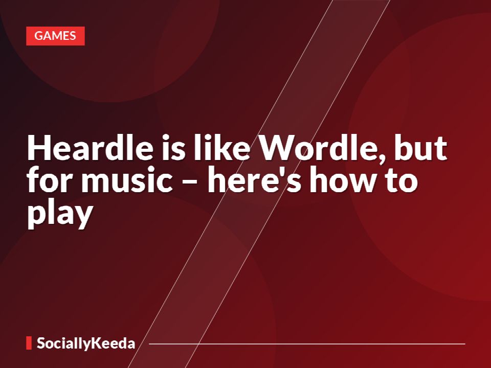 Heardle is like Wordle, but for music – here's how to play