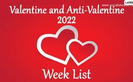 Valentine and Anti-Valentine 2023 Week Full List: From Valentine's Day To Break-Up Day, Datesheet for All the Couples, Singles and Everyone In Between!