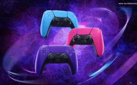 Sony's colorful blue and pink PS5 controllers are now available to pre-order  - SociallyKeeda