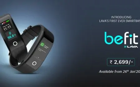 Lava Launches BeFIT Health Band and Zup Telephone Improve Programme