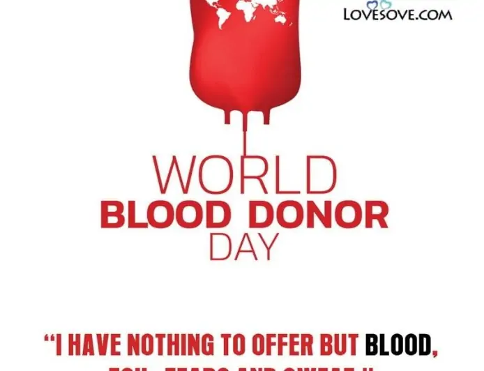 World Blood Donor Day Best Messages, Quotes & Greetings