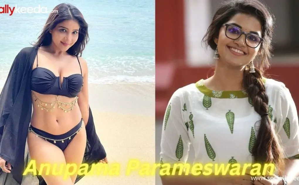Unseen Bikini Glance Anupama Parameswaran HD Images Spicy Photos