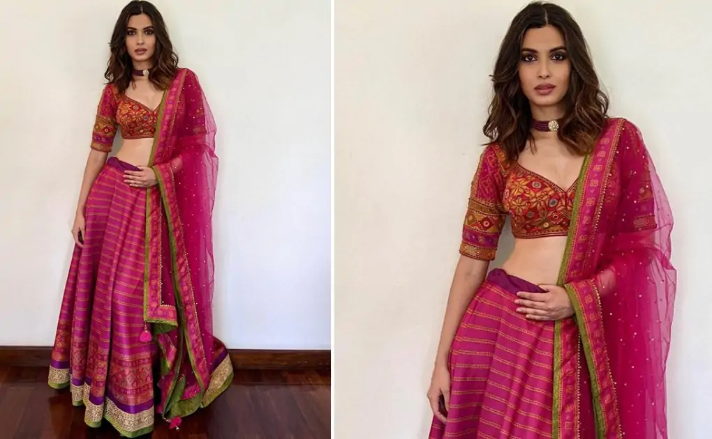 Yo or Hell No? Diana Penty's Pink Lehenga Choli by Ritu Kumar