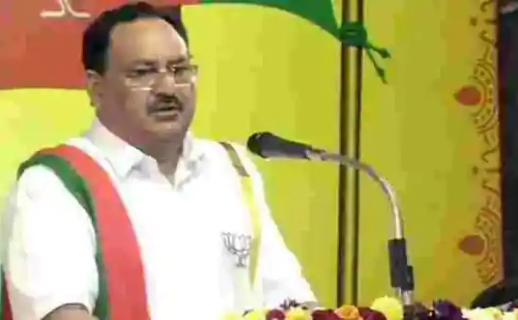 JP Nadda to start 2-day visit to Tamil Nadu, Puducherry today