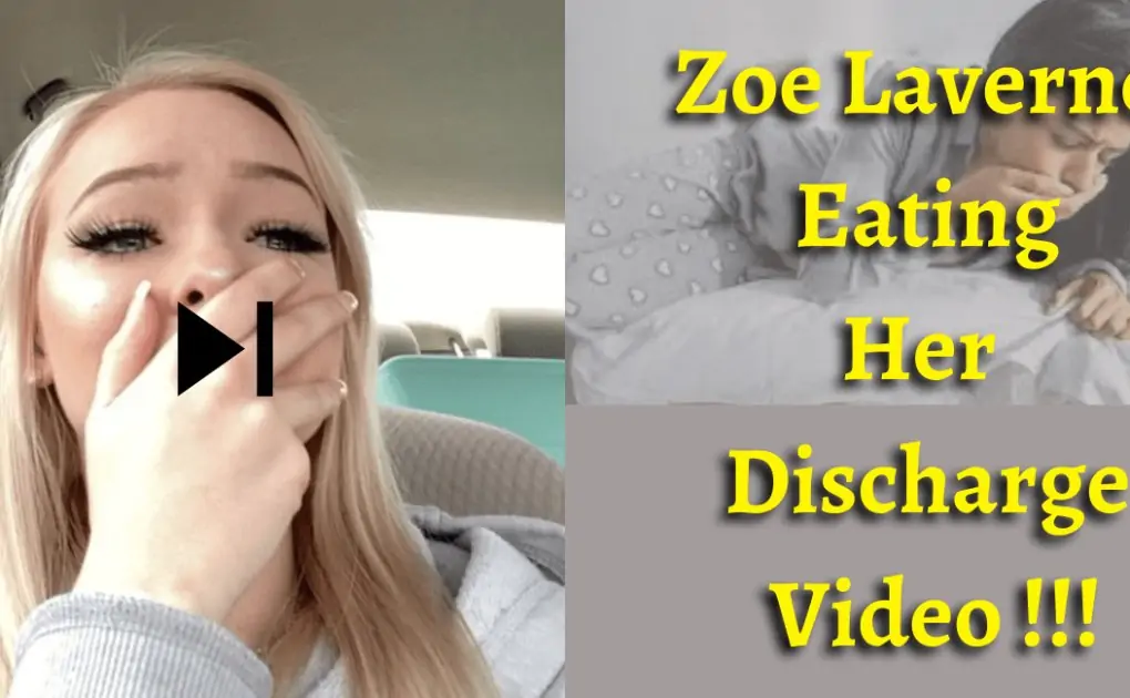 Zoe Laverne Eating Her Discharge Video Leaked Leaves Twitter Scandalized