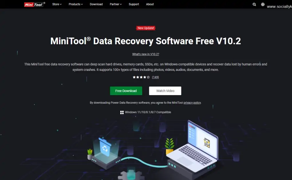 “Minitool’’ The best data recovery tool for free!,,,,,The best data recovery tool for free,,