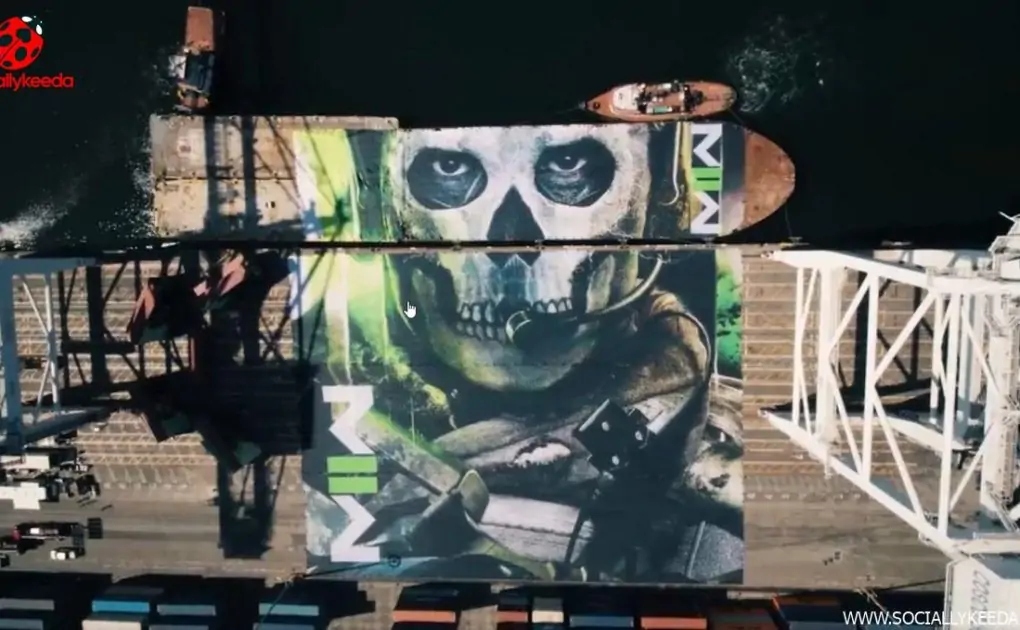 Modern Warfare 2 drops release date with ... giant ship murals?  - SociallyKeeda