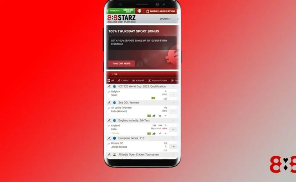 888Starz App for Android and iOS