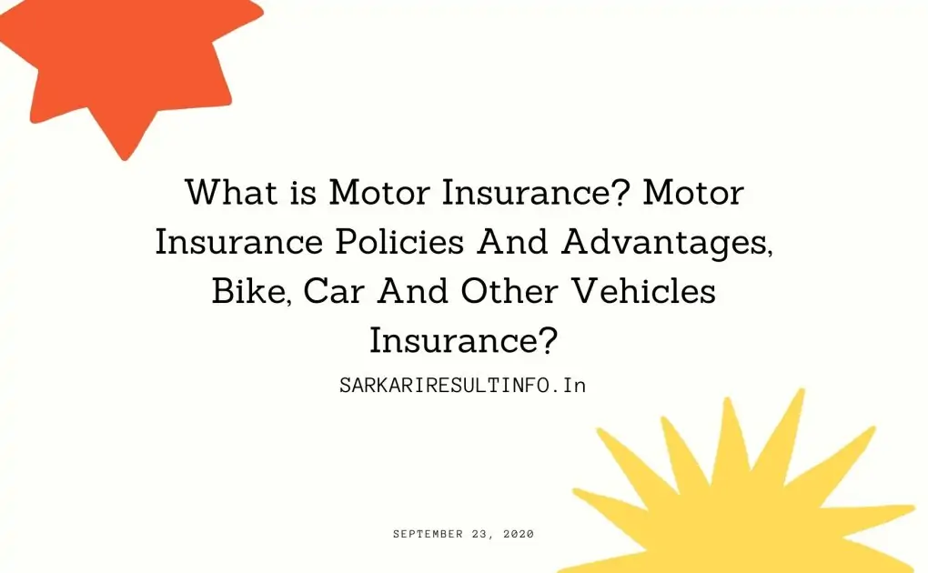 What is Motor Insurance? Motor Insurance Policies And Advantages, Bike, Car And Other Vehicles Insurance? » Socially Keeda