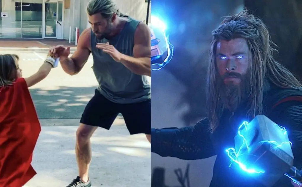 Chris Hemsworth fights mini Thor on Love and Thunder sets, calls him ‘the next heavy weight champion of the universe’. Watch