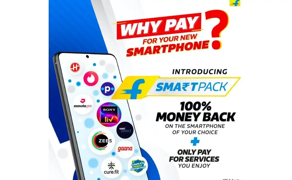 Flipkart SmartPack Gives 100% Moneyback on High Smartphones in India