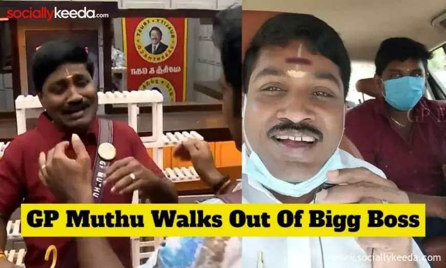 GP Muthu Walks Out Of Bigg Boss House