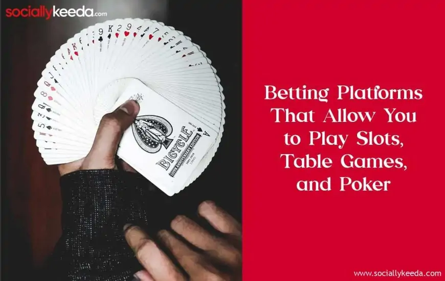 Betting Platforms That Allow You to Play Slots, Table Games, and Poker