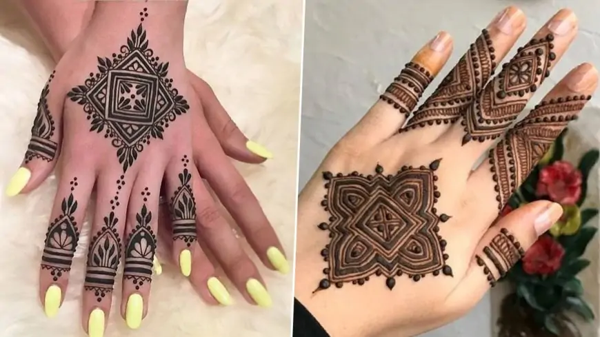 Simple Vat Savitri 2021 Mehndi Design Ideas: From Indian to Arabic, Quick and Easy Beautiful Henna Patterns to Put on Your Hands for Vat Purnima
