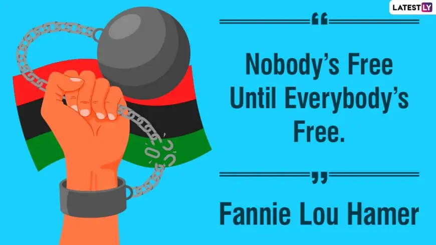 Juneteenth 2021 Quotes and Images: WhatsApp Stickers, Messages, Status, GIF Greetings, Wallpapers and SMS to Celebrate Emancipation Day