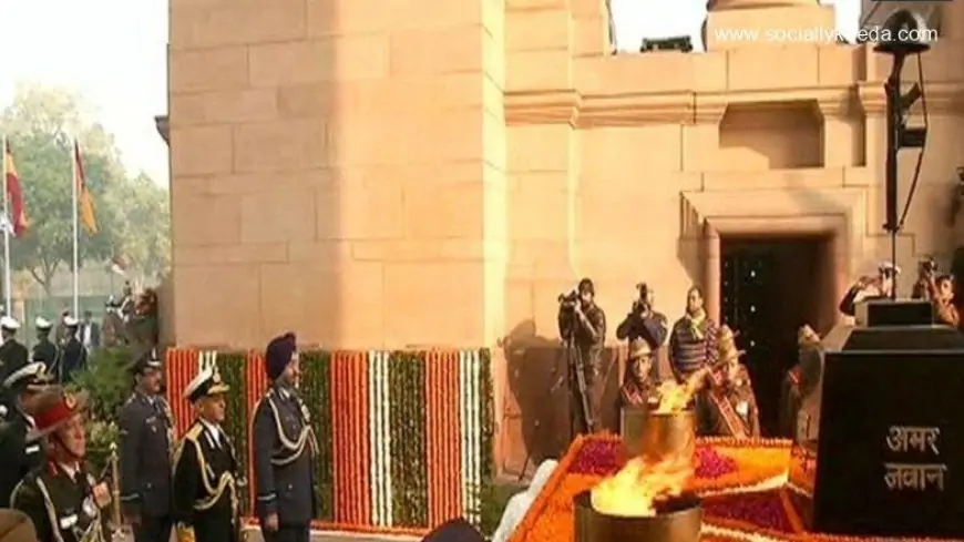 Republic Day 2023: Amar Jawan Jyoti Flame at India Gate to Be Merged with National War Memorial Flame Tomorrow