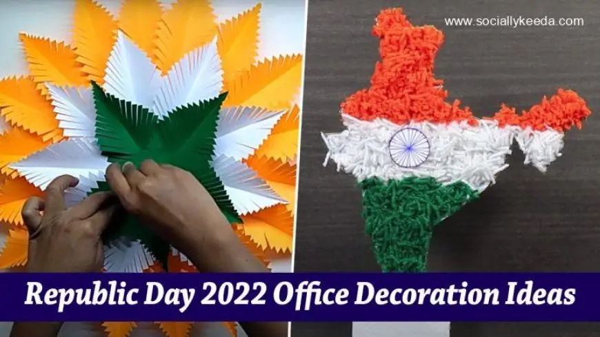Republic Day 2023 Office Decoration Ideas: Tricolour Rosettes And DIY Paper Flowers for Workspace to Pep Up the Spirit of Patriotism (Watch Videos)