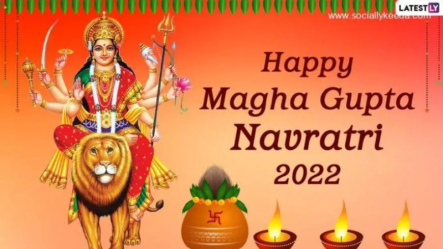 Magha Gupta Navratri 2023 Wishes: WhatsApp Messages, Images, Goddess Durga HD Wallpapers and Greetings for the Nine-Day Hindu Festival