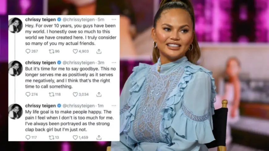 Chrissy Teigen Deletes Twitter Account, Check Her Deleted Tweets