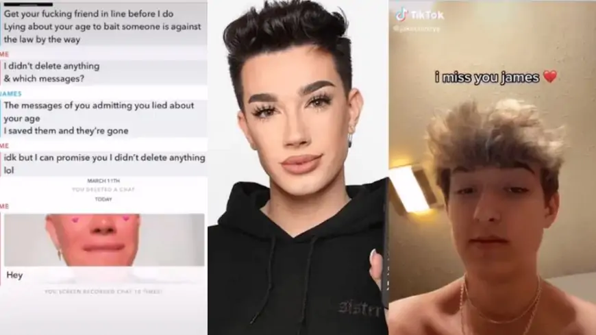 James Charles Grooming Allegations Exposes By 15-year-old For Allegedly Messaging Him
