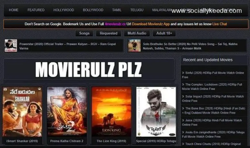 MovieRulz 2023: Watch And Download Telugu, Tamil And Malayalam Movies For Free