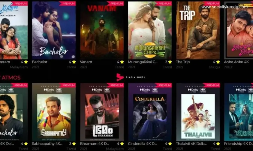 Simply South Latest Collections (2023): Tamil, Malayalam, Telugu Movies Online