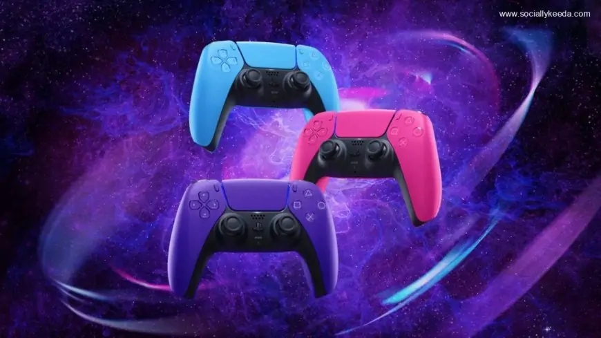 Sony's colorful blue and pink PS5 controllers are now available to pre-order  - SociallyKeeda