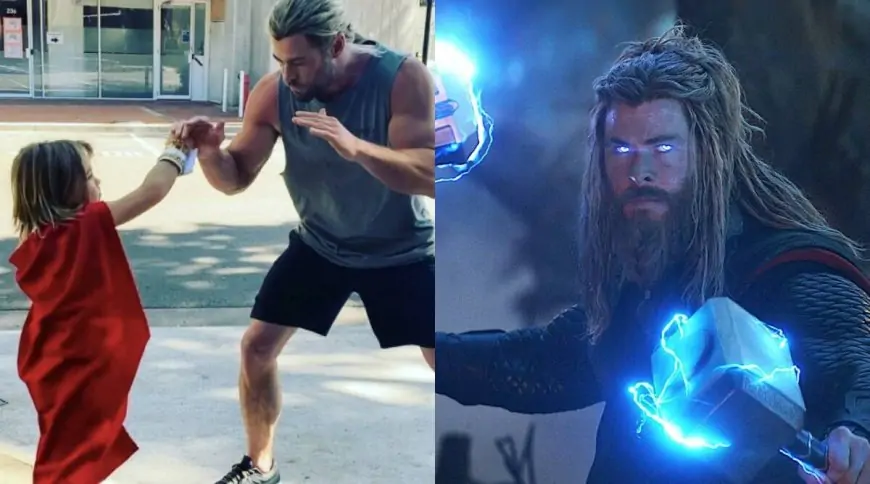 Chris Hemsworth fights mini Thor on Love and Thunder sets, calls him ‘the next heavy weight champion of the universe’. Watch
