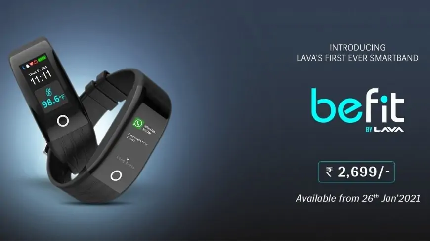 Lava Launches BeFIT Health Band and Zup Telephone Improve Programme
