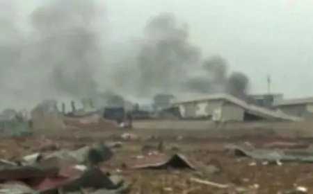 Huge explosions rock Equatorial Guinea's main city