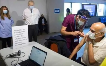 UK Covid-19 deaths continue to fall as country vaccinates more than one-third of population