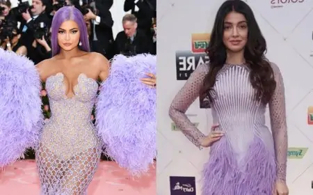 Did Divya Khosla Kumar Get Inspired by Kylie Jenner for Filmfare Awards 2021 Red Carpet? (Watch Video)