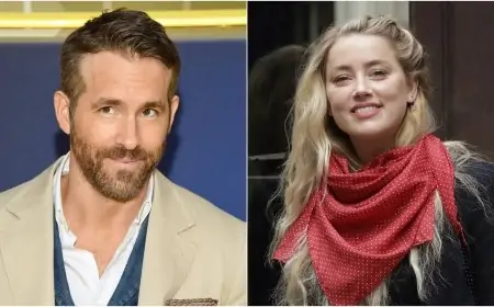 Ryan Reynolds, Amber Heard receive first shot of COVID-19 vaccine