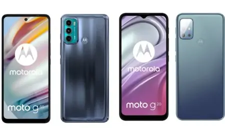 Moto G60, Moto G20 Design, Specifications Leaked