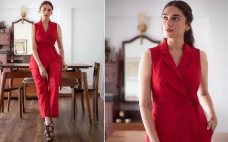 Aditi Rao Hydari's Chic Co-ord Set by Notebook Looks Effortlessly Stunning (View Pics)