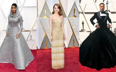 Oscars Throwback: Janelle Monáe, Billy Porter, Emma Stone - 10 Best Fashion Moments from the Academy Awards Red Carpet!