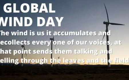Wishes, Messages And Greetings to Share on the Day of Celebrating the Power of Wind Energy