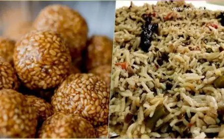 Food For Makar Sankranti 2023: From Til Coconut Ladoos, Urad Dal Khichdi - Celebrate the Festival with These Delicious Dishes