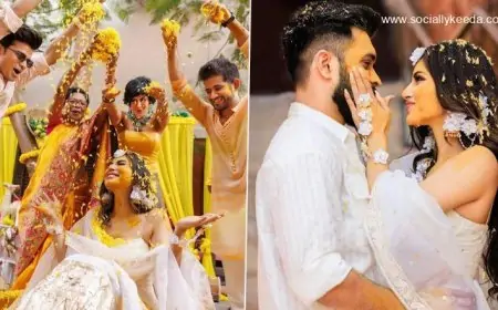 Mouni Roy Shares Unseen Photos From Suraj Nambiar's and Her Haldi Ceremony!