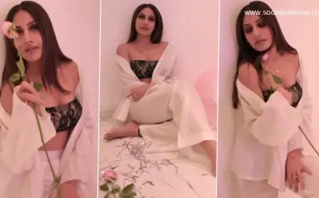 Surbhi Chandna Takes On the #Gehraiyaan Trend, Makes a Stunning Video in a Sexy Bralette Top and White Pants (Watch Video)