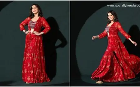 Madhuri Dixit Nene Soaks in Some Valentine's Day Mood As She Kickstarts the Promotions of 'The Fame Game'