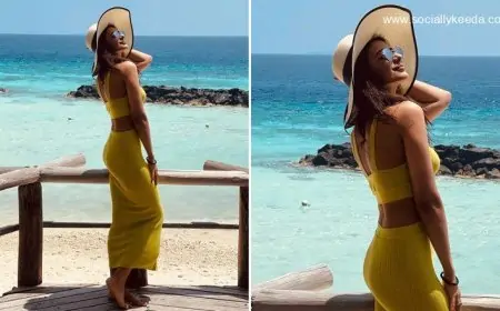 Rakul Preet Singh Gives Early Summer Vibes in a Yellow Co-ord Set as She Shares Picture From Her Maldives Vacation!